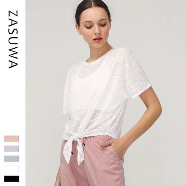 Fashion Loose Running And Quick-Drying Yoga Clothes Top - Image 2